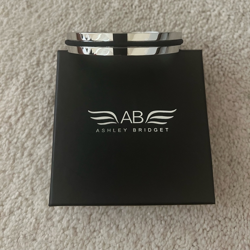 AB hair tie holder bracelet.
